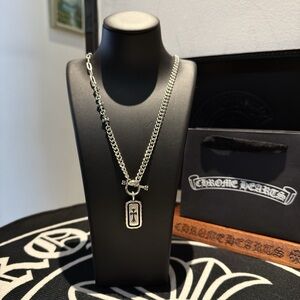 Chrome Hearts Silver Pendant Necklace